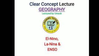 Concept Clear Geography El-Nino La-Nina Enso Explained In Manipuri