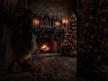 Gothic Winter Manor | Relaxing Fireplace &amp; Christmas Ambience #relaxingsounds #burningfireplace