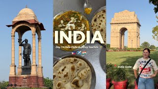 India 2026 part 2 🇮🇳 day 1 in delhi, vegetarian food, india gate, street food experience ✨