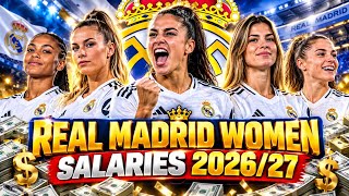Real Madrid Women Salaries 2026/27 | SalarySport Data | Players, Age & Position
