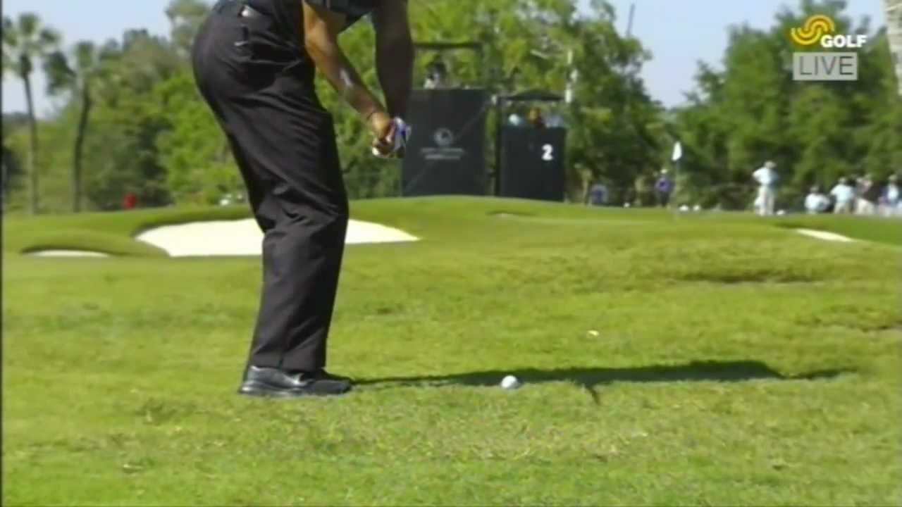 Tiger Woods Swing Iron Down The Line 2013 WGC Cadillac YouTube