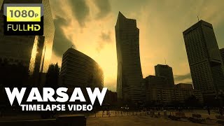 Warsaw Timelapse Video Full HD