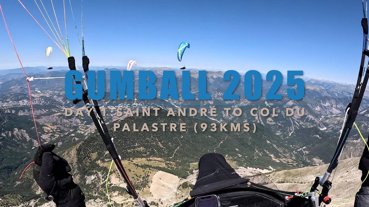 Gumball 2025. День 1: от Сен-Андре-ле-Альпы до Коль-дю-Паластра