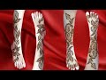 New stylish henna mehndi design for kids leg | Pairon Ki mehandi ka design | نقش حناء سهل في رجول
