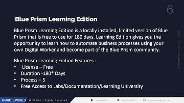How to get Blue Prism Learning Edition