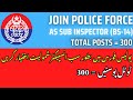 Join Punjab Police as Sub Inspector | Punjab Police SI Jobs 2025 | How to Apply & Eligibility