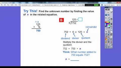 Divide by 1-Digit Divisors  - Lesson 2.2