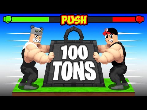 İttirme Oyunu ! En Güçlü Kazanır - Roblox PUSH SIMULATOR