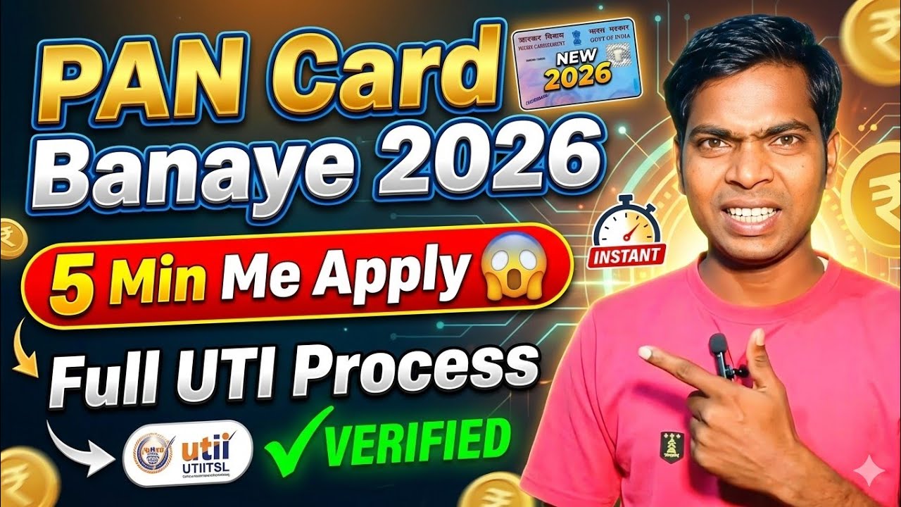 👉 UTI PAN Card Online Kaise Banaye 2026 | Step by Step Full Process ...