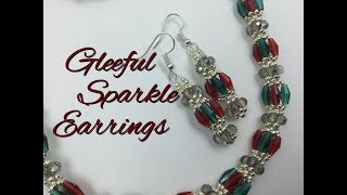 Gleeful Sparkle Earrings Tutorial