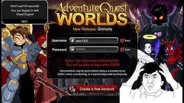 [AQW] Bypassing disconnect timer with cheat engine
