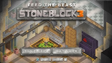 Minecraft Stoneblock 3 EP9: Create Steam engine