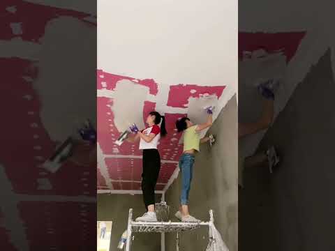 How to Prepare Tiles Wall ,​ Wall paint​ Fast & Beauty part  4151