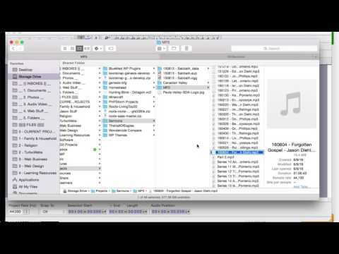 Compressing Audio File Size with Audacity