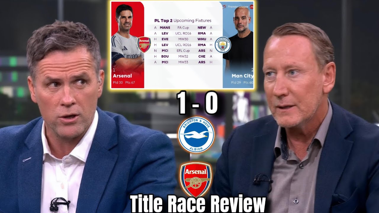 Arsenal STUN Brighton 1-0! 😱 Michael Owen Reacts to Title Race Twist!