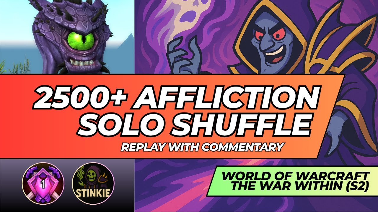 Affliction Warlock v. Triple Melee - 2500+ Solo Shuffle - With ...