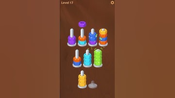 Nuts Sort Journey Level 17 🎉 #shorts #youtubeshorts #gameplay #games