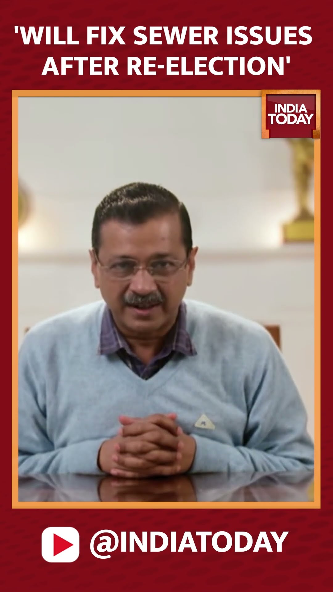 Arvind Kejriwal Promises To Fix All Sewer-Related Issues In Delhi If AAP Is Re-Elected
