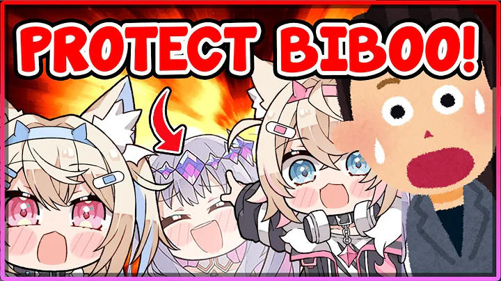 [ENG SUB/Hololive] One of Hololive's manager has asked FuwaMoco to protect Biboo from danger IRL