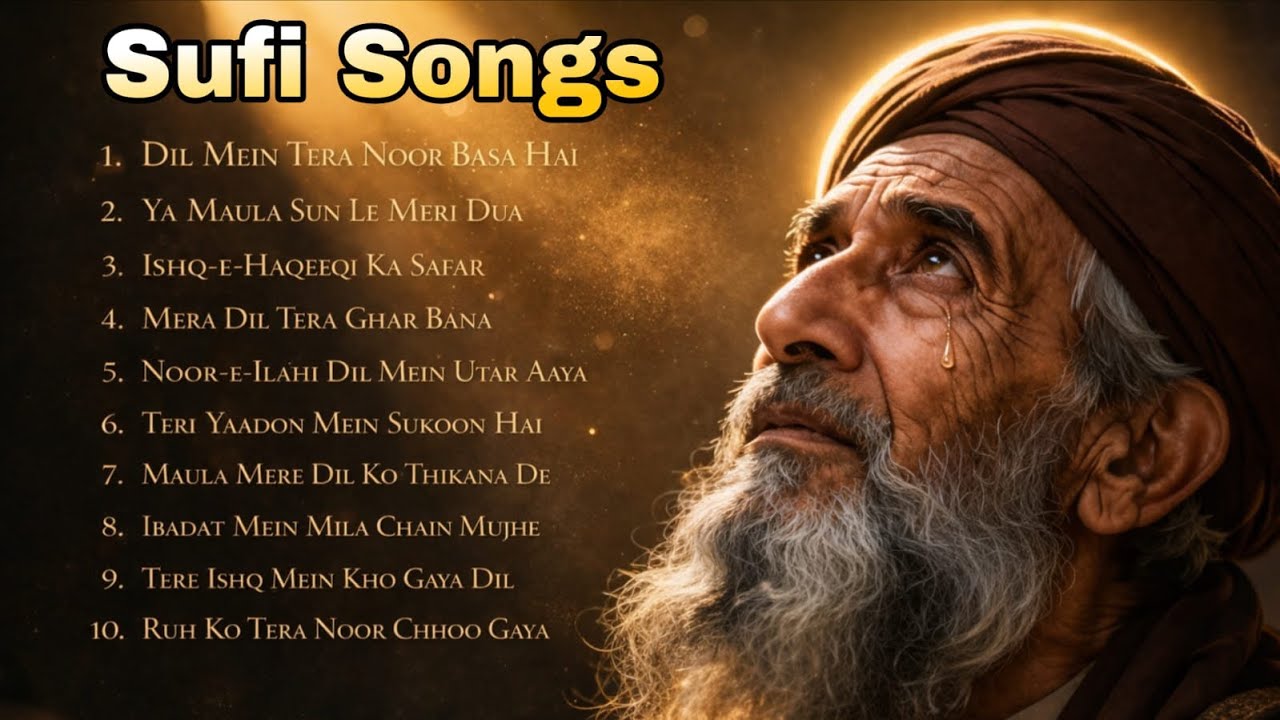 Non Stop Sufi Songs 💛 Heart Touching & Emotional Kalam | Soulful Islamic Sufi Music 