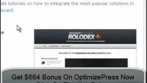 OptimizePress Examples