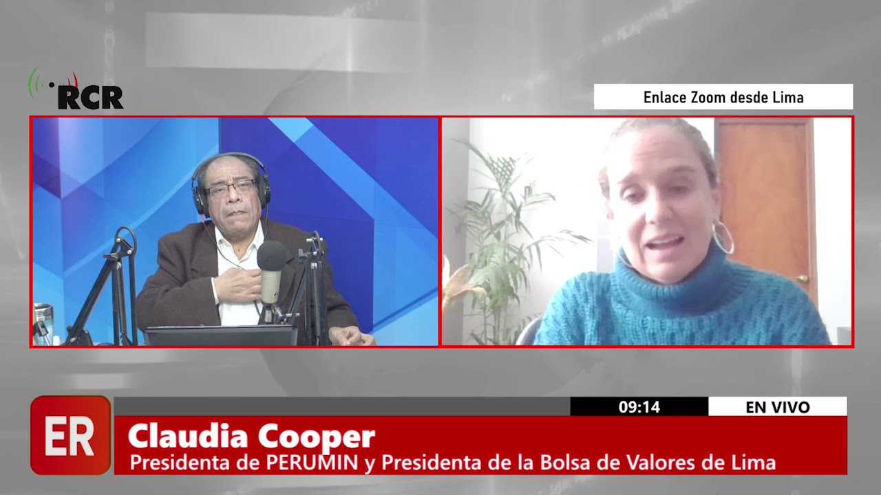 ENTREVISTA A CLAUDIA COOPER, PRESIDENTA DE LA BOLSA DE VALORES DE LIMA