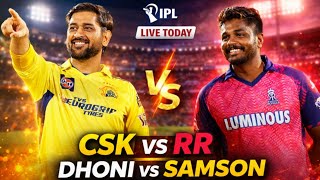 CSK vs RR LIVE 🔴 Match | IPL 2026 Live Streaming | Dhoni vs Samson | CRICKET 26 Gameplay