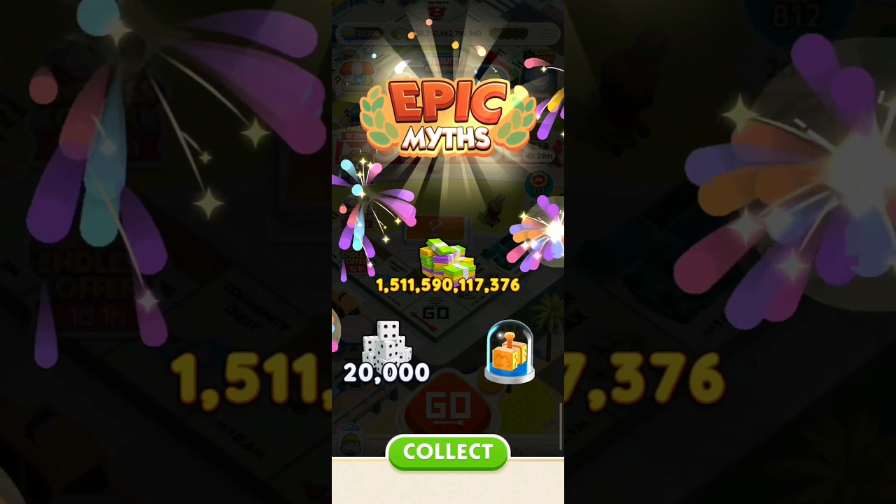 Monopoly Go: Completed Epic Myth Album for the second Time😍 