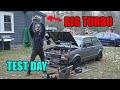 Big Turbskie Test Day - GT2860 on MK1 VW Rabbit Turbodiesel (4K)