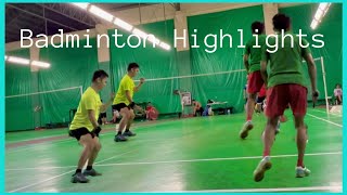 (1) Badminton Play Highlights @southspringbadmintoncourt