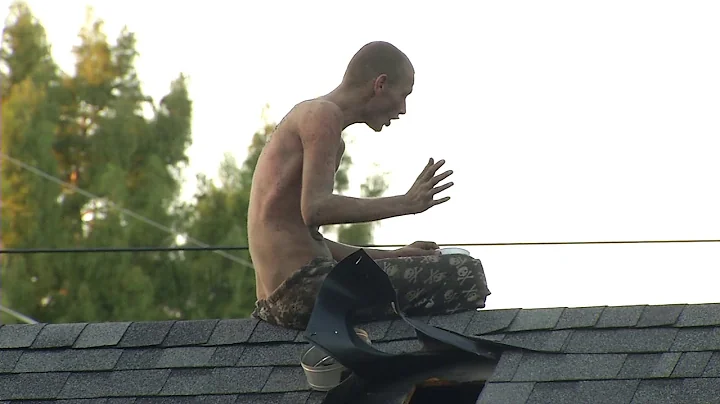 POLICE STANDOFF WITH MAN ON ROOF