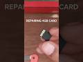 Repairing memory card