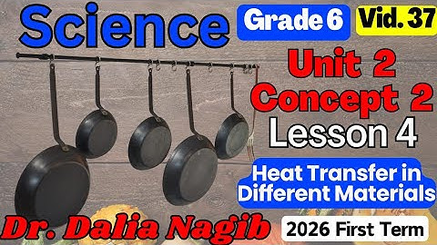 ساينس سادسة ابتدائى ترم اول  𝐆𝐫𝐚𝐝𝐞 𝟔  𝐒𝐜𝐢𝐞𝐧𝐜e Unit 2   𝐂𝐨𝐧𝐜𝐞𝐩𝐭 2  𝐋𝐞𝐬𝐬𝐨𝐧 4