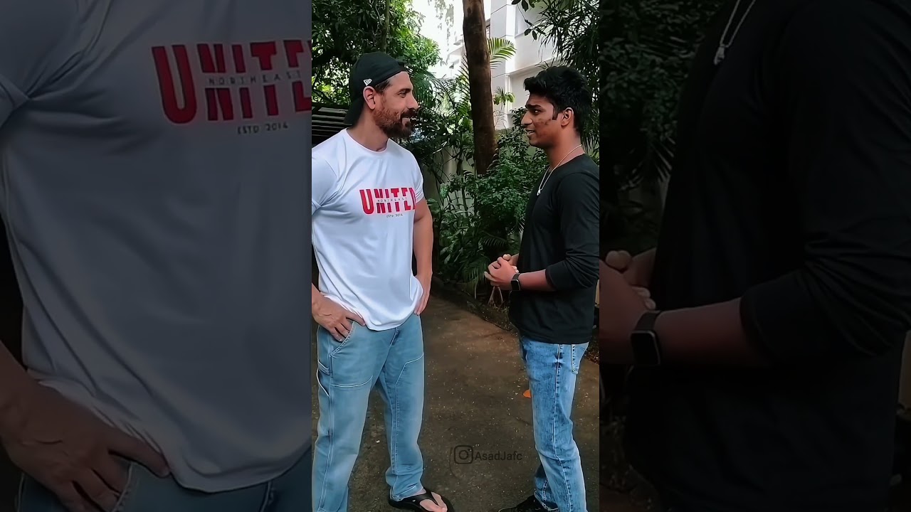 John Abraham With Lucky Fan 💥 