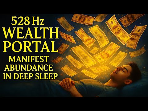 بوابة الثروة بتردد ٥٢٨ هرتز تردد المال الكمي لجذب الوفرة والازدهار أثناء النوم