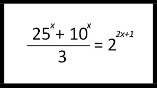 Exponential Equations║ Solving Exponential Equation (Math Olympiad).