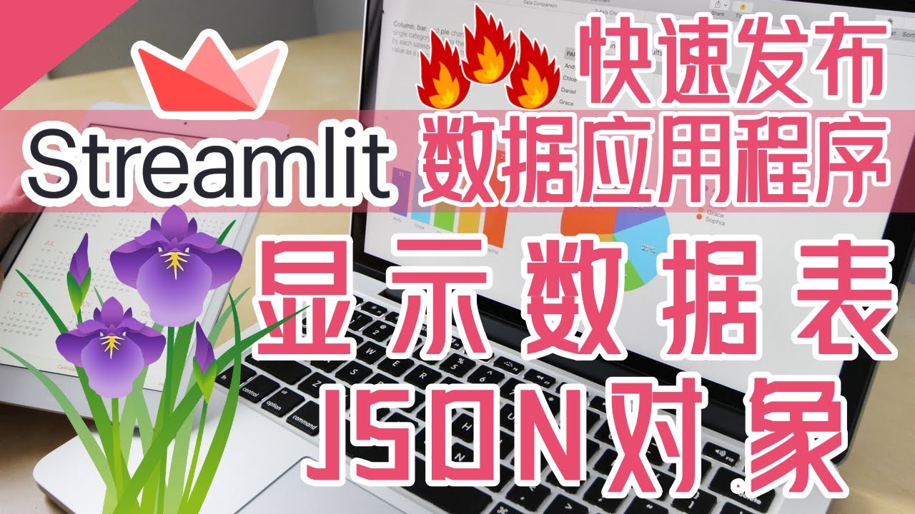 Streamlit 快速发布数据应用程序 - 显示数据表和 JSON对象 - YouTube