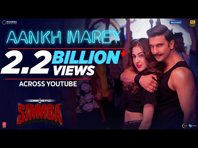 SIMMBA: Aankh Marey | Ranveer Singh, Sara Ali Khan | Tanishk Bagchi,Mika Singh,Neha Kakkar,  Kumar S class=