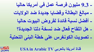 أمريكا بالعربي تصويت الكونغرس هذا الأسبوع, مبالغ البطالة, فعالية اللقاح, نسبة فائدة قروض البيوت