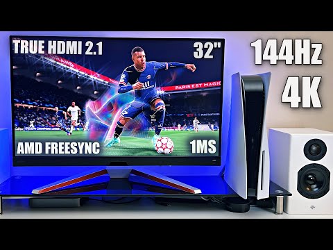 BenQ MOBIUZ EX3210U - BEST True HDMI 2.1 UHD Gaming Monitor for PS5