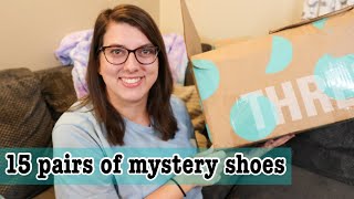 ThredUp Shoe Rescue Box Unboxing | 15 Pair Mixed Shoe Mystery Box To Resell Online