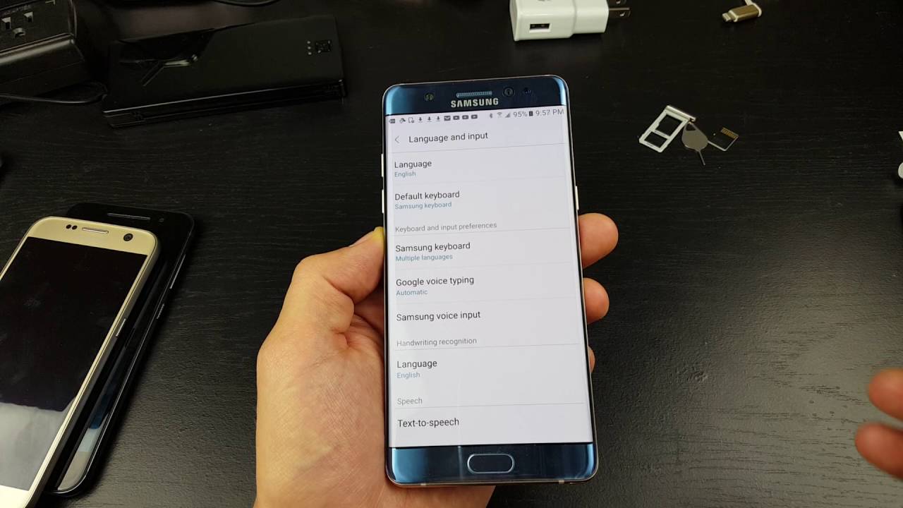 Galaxy Note 7: How to Change Language to English from Chinese, Korean