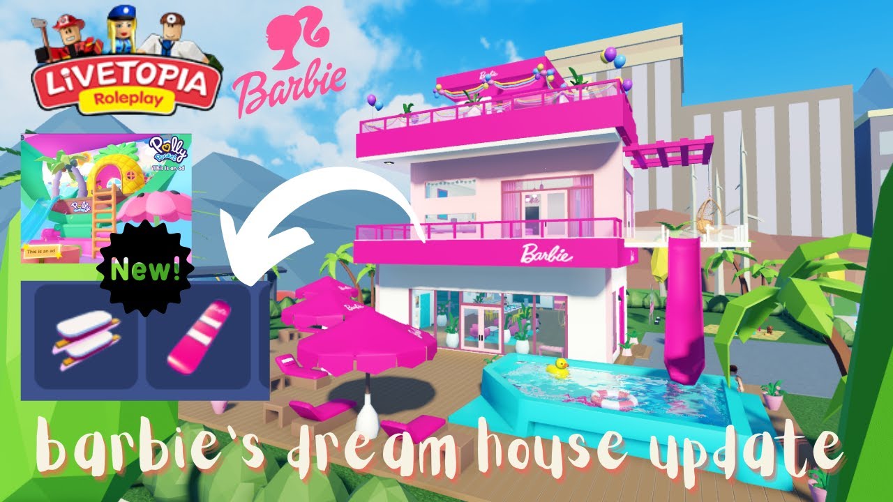 NOVO JOGO da BARBIE DREAMHOUSE no ROBLOX EP 1 