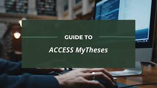 Guide To Access MyTheses screenshot 1