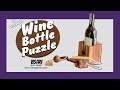 Game solution wine bottle puzzle wooden game assemble