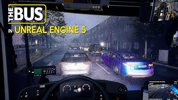 ULTRA REALISTIC Bus Driving Simulator in Berlin | Unreal Engine 5 1440p RTX 4090