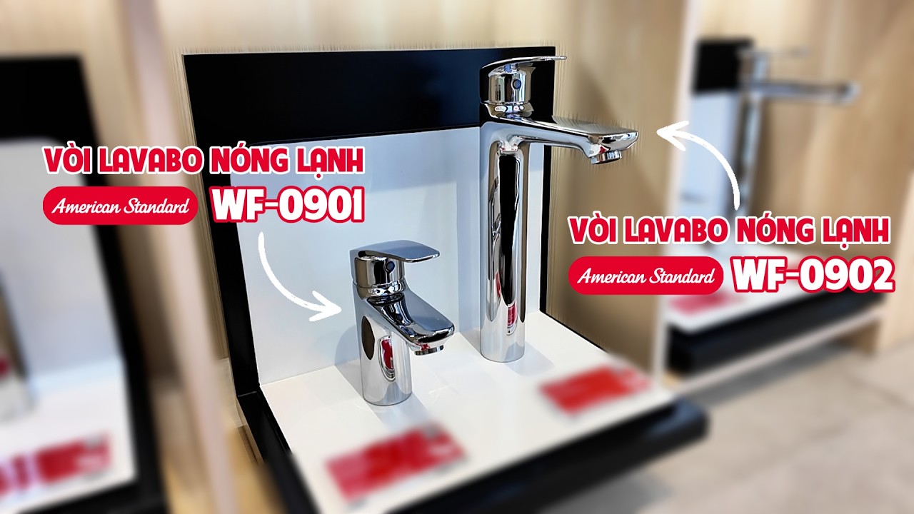 Vòi lavabo nóng lạnh American Standard WF-0901 (WF0901) Milano