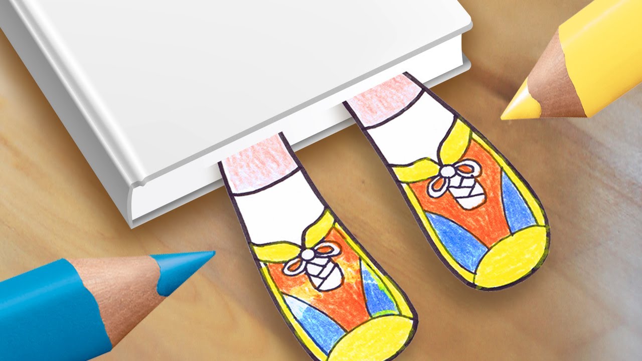 How to Make a Bookmark with Funny Surprise Inside | Back to School