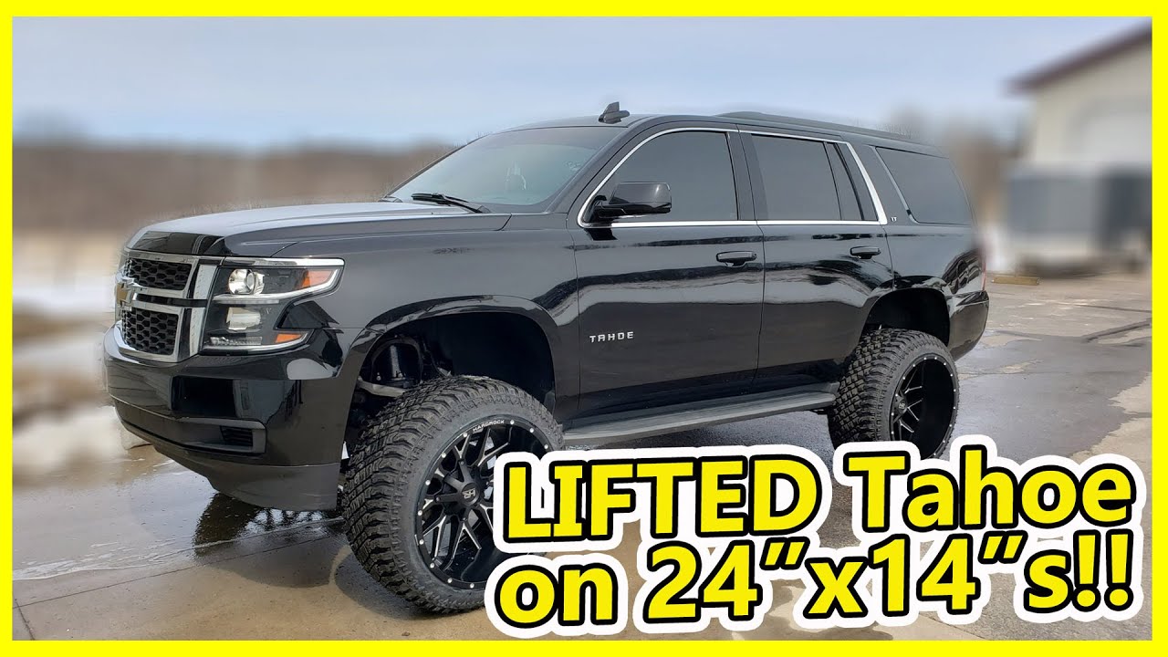 You Must look at this CHEVY Lifted TAHOE ON 24X14s Hardrockoffroad