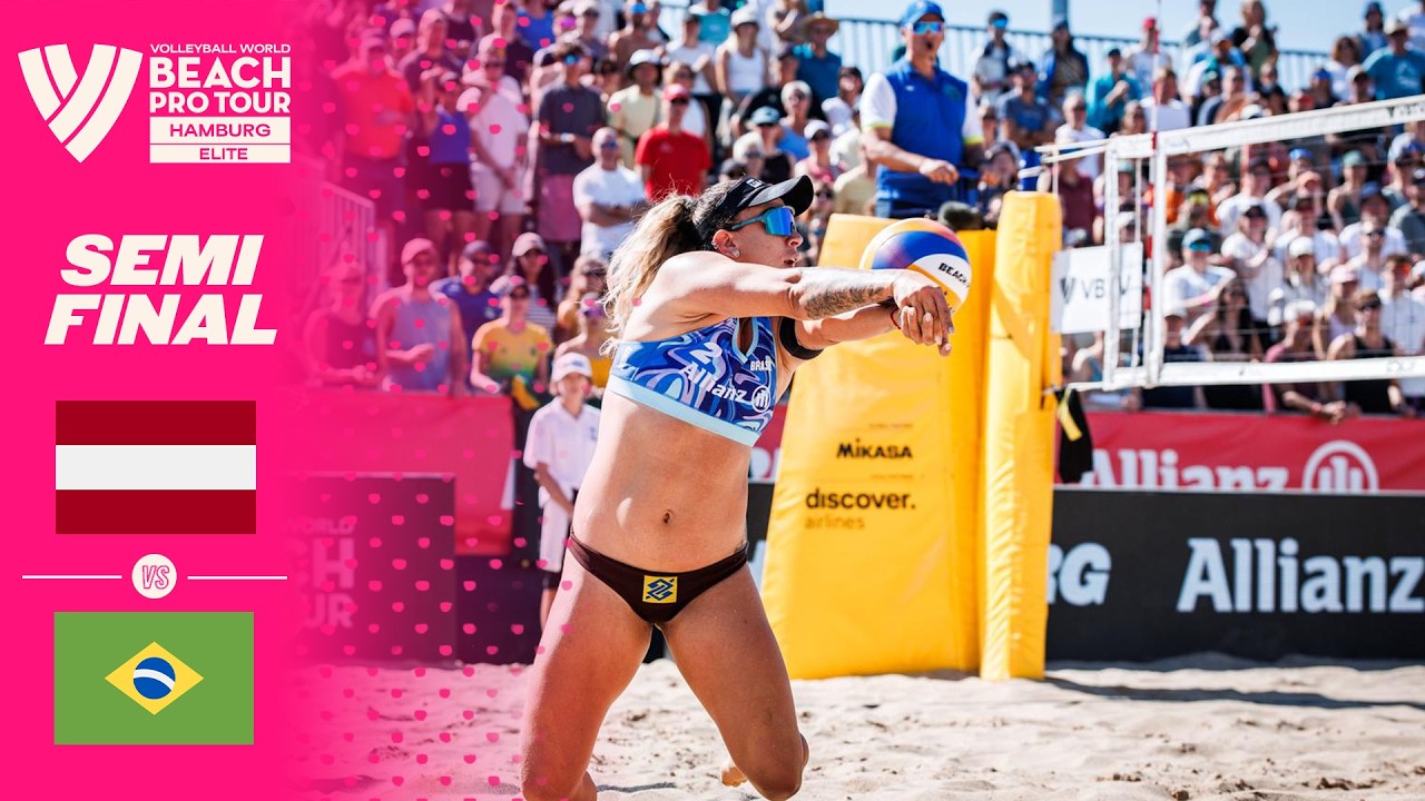Tina/Anastasija vs. Carol/Rebecca - Semi Final Highlights | Hamburg 2026 #BeachProTour